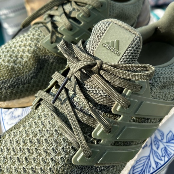 🔥🔥🔥 Adidas Ultra Boost 2.0 Olive BB6055 Mens SZ 10.5 - Picture 2 of 9
